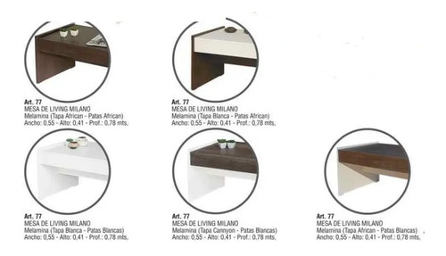 D_642817-MLA31914893152_082019-O.jpg Mesa Ratona De Living Milano. Melamina- 78 X 41 X 55