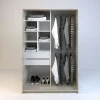 Ropero Vestidor Sin Puertas, 2cajones. 120 X 180 - Cod 6511