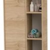 D_643152-MLA95696768980_102025-O.jpg Mueble Organizador Armario Zen Alto Para Baño 1 Pta Estantes Color Roble Kendal Natural
