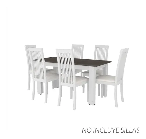 Mesa De Cocina Comedor 1.20 X 0.70 Lmr 120. Tapa Y Patas Mel