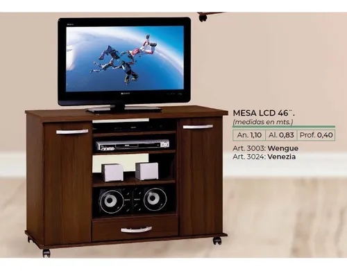 D_643368-MLA72283457713_102023-O.webp Modular Rack Tv- Led. 2 Torres 1 Cajón 2 Puertas. Cod. 3004