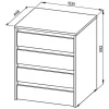 D_644641-MLA69550161011_052023-O.webp Cajonera Chiffonier 4 Cajones Para Interior Placard. Diel4