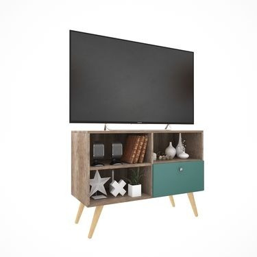 Rack Mesa Para Tv Led 32 Escandinava Dl 880- 90 X 65 X 35