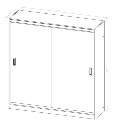 D_646756-MLA44613210417_012021-O.webp Ropero Placard Organizador 2 Puertas 181 X 181 X 51 Ro180