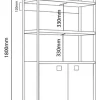 D_647805-MLA79175013910_092024-O.webp Biblioteca Estanteria Con Puertas Estructura De Caño- Dst 22