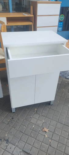 D_648670-MLA86405746778_062025-O.jpg Mueble Multiuso Para Microondas. 2 Puertas, 1 Cajon 90 X 58