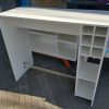 Barra Cocina Desayunador. Melamina. 120 X 102 X 50 Cod. 360