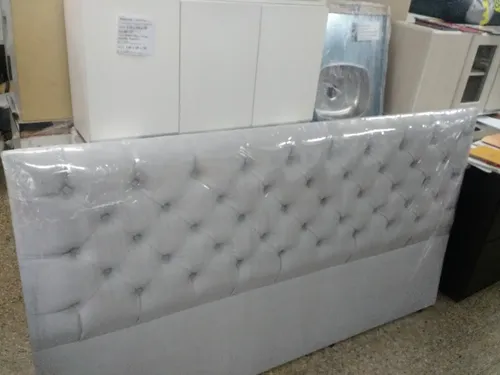D_649711-MLA27690140937_072018-O.webp Respaldo Para Sommier Totalmente Tapizado 160 X 120 Cuerina