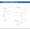 D_650669-MLA86041079551_062025-O.jpg Escritorio P- Oficina Sin Cajon. (opiconal) 1.20 X 0.70 3911