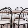 Combo Cocina Comedor Mesa Melamina 140 + 6 Sillas Capri. C16