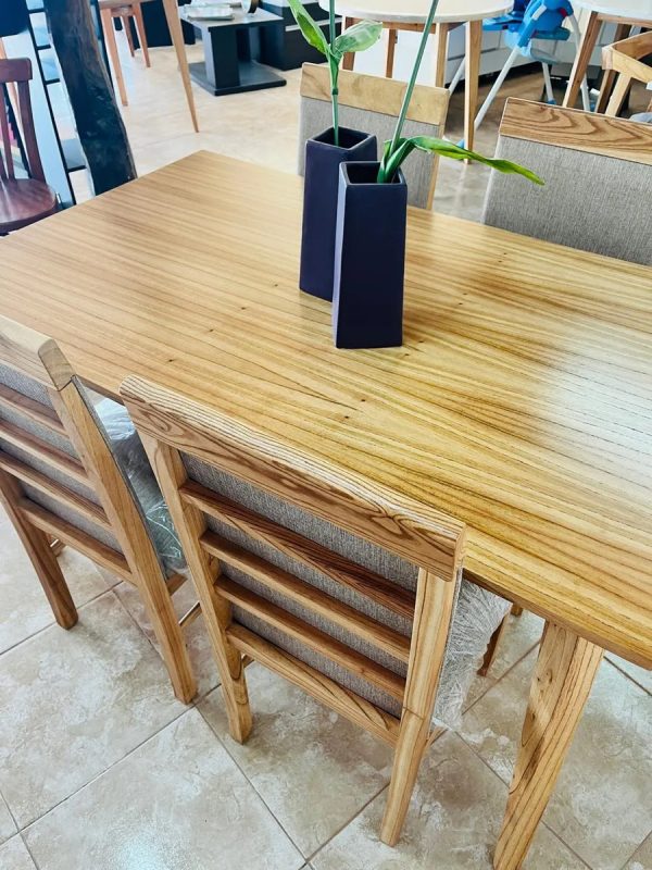 D_651238-MLA109450914784_042026-F.jpg Mesa Enchapada 1.30 X 0.80 + 4 Sillas Karim Paraiso Melamina