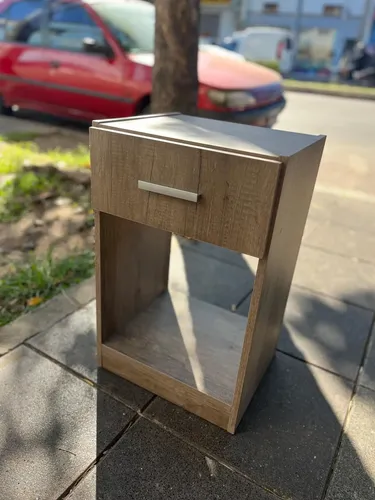 D_651501-MLA75252075548_032024-O.webp Mesa De Luz. 1 Cajon, 1 Estante- 60 X 38 X 34- Melamina