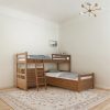 Cucheta Rinconera Con Carro Cama + Comoda. Pino Lustrado