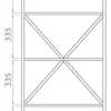 Estanteria Biblioteca Organziador Est 064- 175 X 64 X 34-
