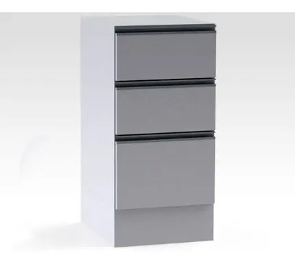 D_652807-MLA31076221487_062019-O.jpg Modulo Complemento Bajo Mesada 3 Cajones. 40-85-60. Aluminio