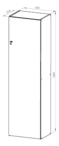 D_653112-MLU74074424822_012024-O.webp Despensero Cocina Alacena Organizador De Guardado 1 Puerta 4 Estantes Blanco Melamina Resistente Compacto Multiuso Despensa Hogar Comedor Moderna Fácil Limpieza D050 Dielfe