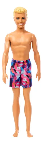 Muñeco Ken Beach Mattel Hxx52 Barbie
