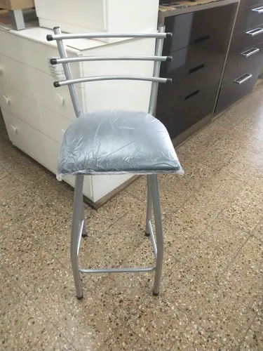 D_653650-MLA50290607028_062022-O.webp Banqueta Taburete Alto. Con Respaldo De Caño Y Asiento Tapiz