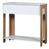 Mesa Recibidor Apoyo Dresuar-1 Cajon- Calabria 90 X 90 X 40