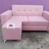 Sillón Living Recto 2 Cuerpos + Cubo- Aixa- Chenille