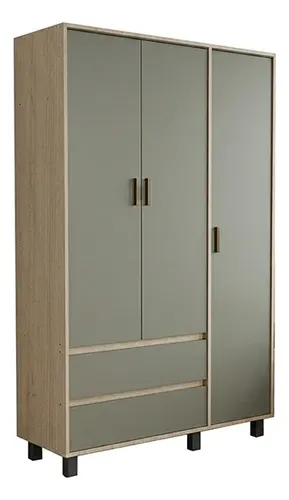 D_657609-MLA109629551201_032026-O.webp Ropero Milenial Geo 3 Puertas, 2 Cajones 118 X 195 X 45