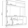 D_659022-MLA43654257963_102020-O.jpg Modular Rack Para- Tv Led 65 . Londres Dl 860- 180-160-45