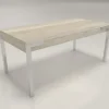 D_659989-MLA54956850047_042023-O.webp Mesa Cocina Comedor Capri Fija 180 X 0.90. Base Cromada