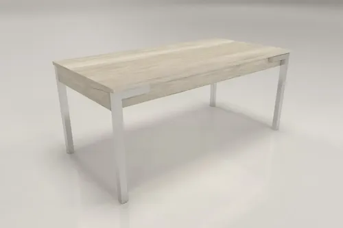 D_659989-MLA54956850047_042023-O.webp Mesa Cocina Comedor Capri Fija 180 X 0.90. Base Cromada