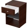 Mesa De Luz- 1 Estante- 1 Cajon- Milenial 48 X 61 X 38