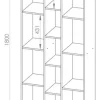 D_660228-MLA79487246001_092024-O.webp Biblioteca Estanteria Organizador- Con Puertas- Dof 05