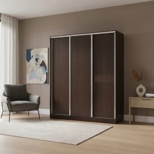 Ropero Placard 3 Puertas, 4 Cajones Nature 182 X 219 X 60