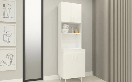 Aparador Kit De Cocina Despensero 4 Puertas Cod. 10155
