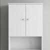 D_660935-MLA101062363966_122025-F.jpg Mueble Para Baño Organizador Sobre Inodoro Mdp Melamina 3 Estantes 2 Puertas Color Blanco Mbc180 Dielfe