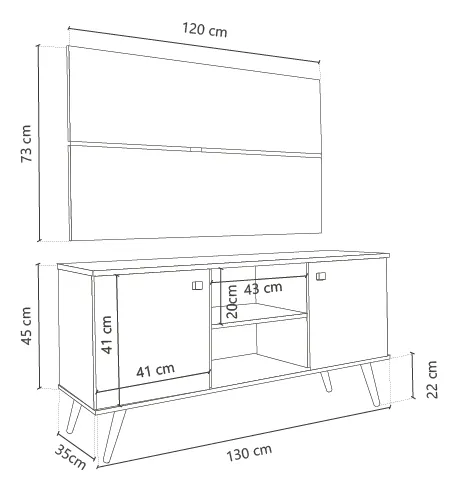 D_661377-MLA79416776745_092024-O.webp Rack Mesa P- Tv Led 42 C- Soporte Fijo. Escandinava Dl881