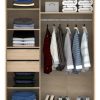 Ropero Placard Organizador- 2 Ptas Corred. 2 Caj. Pe-135