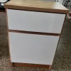 D_664634-MLA76817665045_062024-O.webp Mesa De Luz 1 Cajon, 1 Puerta- Tapa Paraiso, Con Blanco