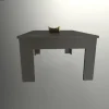 Mesa Ratona Living Rectangular Ciega Cod. 2006