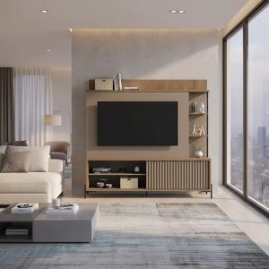 Modular Varillado 1 Pta Corrediza Y 4 Estantes Dro 05