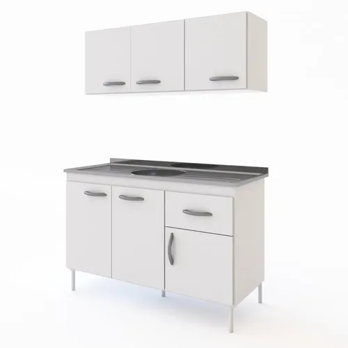 D_666151-MLA52148202932_102022-O.webp Bajo Mesada + Alacena + Mesada Acero Inox. 1.20 X 50- Dl 602