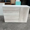 D_666280-MLA75857360018_042024-O.webp Comoda Cajonera- 4 Cajones- 1 Puerta 120 X 85-44 - Melamina