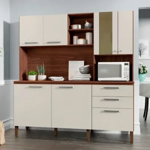 D_667104-MLA80346105350_112024-O.webp Bajomesada Cocina Kit's Paraná 7 Puertas 2 Cajones Mdp Moderna Beige Tapas Para Mostrador Nogal/blanco Apagado