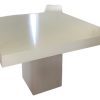 D_667396-MLA79703716957_102024-O.jpg Mesa Cocina Comedor Cuadrada 140 X 140 Mdf Laqueada