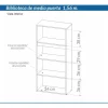 Biblioteca Organizador Oficina 2 Puertas Cod. 7929 155 X 71