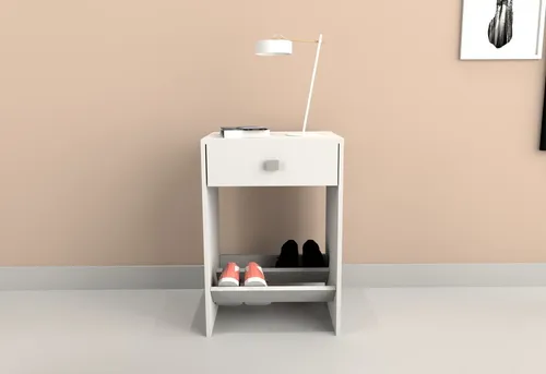D_668614-MLA87560854913_072025-O.webp Mesa De Luz 1 Cajon. Melamina. Espacio P/ Zapatos. Cod. 6420