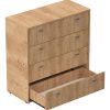 Comoda Cajonera Chifonier 4 Cajones 90 X 92 X 47. Nature