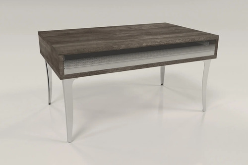 D_669930-MLA72165978469_102023-O.jpg Mesa De Living Luar- Elevable- Patas Cromadas- 90 X 56
