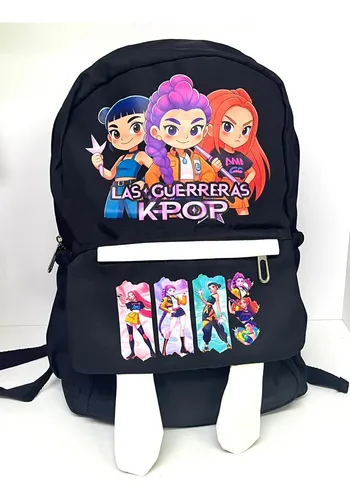 Mochila Infantil Espalda Guerreras K Pop 40 Cm Alto
