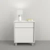Mesa De Luz 1 Puerta, 1 Cajon. Sistema Push. Cod. 6426