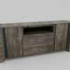 Bahiut Vajillero Dynamic 180 X 85 Con Usb, Cajones Y Puertas