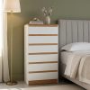 Cajonera Chifonier 6 Cajones. Laqueado Paraiso 120 X 60 X 38